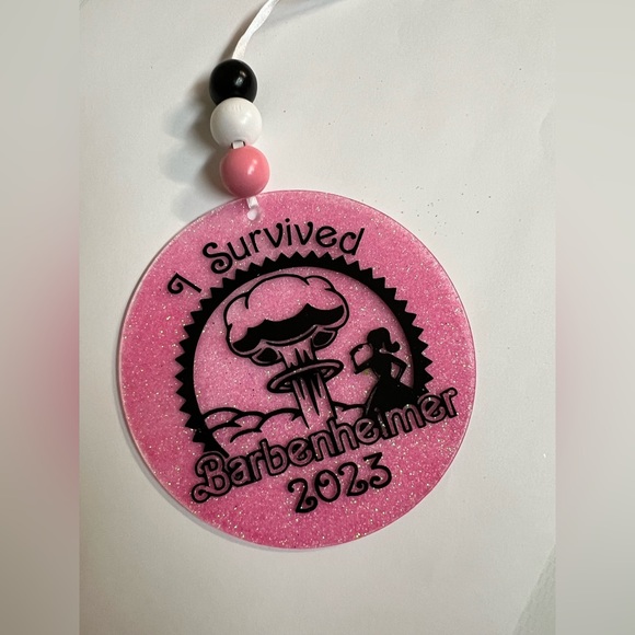 I Survived Barbenheimer 2023 Christmas Ornament - Picture 1 of 2